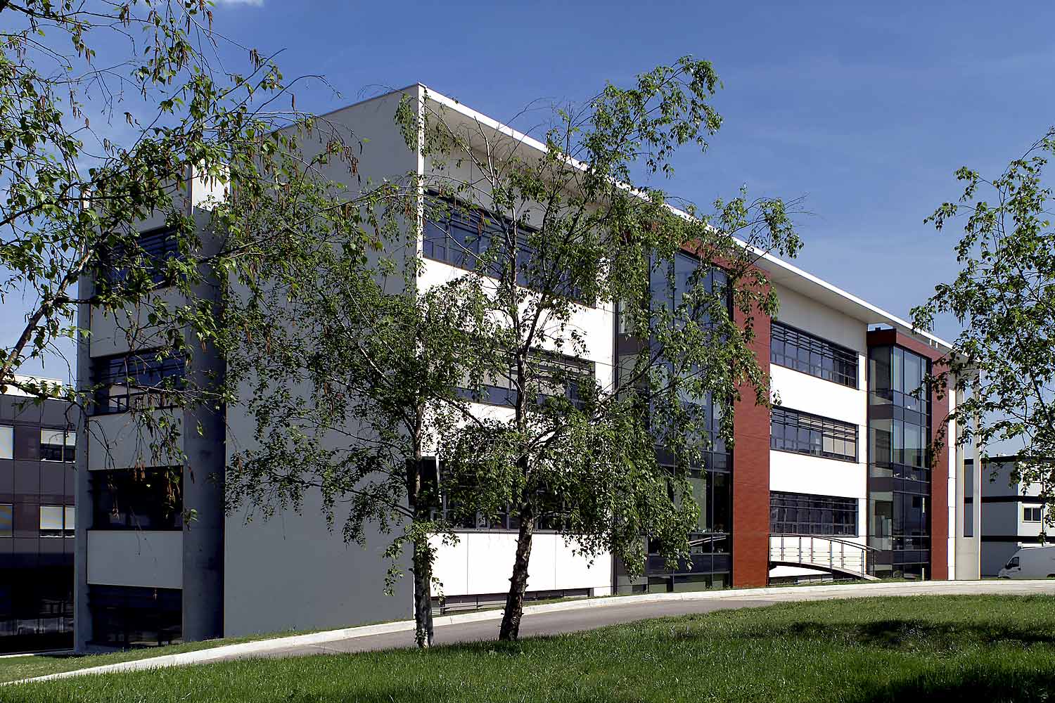 Tectus Architectes à Lyon - SANOFI-PASTEUR, Construction de Laboratoires de sécurité et bureaux.